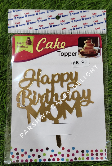 ACRYLIC TOPPER HB - 4.5 INCH, 21