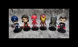 AVENGERS AND JUSTICE LEAGUE CAKE TOPPERS - 6 PCS SET