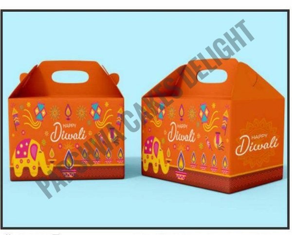 DIWALI HAMPER LOOK BOXES - 10 PCS PACK, DELIGHT 1, 6" x 3" x 5.2"
