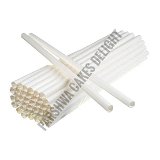 Plastic White Dowel Rods for Tiered Cake Construction - 10mm X 12 in. long, 1 PACK OF 8 PCS