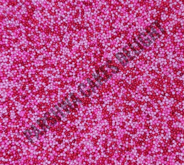Red & Pink Small Sprinkle - APPROX 50G