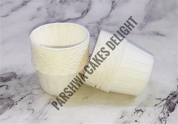 Baking Cups - 50pcs, White