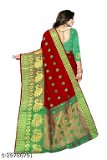 Peacock Kanjivaram Buti Red Saree - available,  available free delivery, 6 days easy Returns, free size