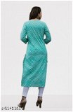 Women Cotton A-line Stripe Kurti - XXL, available
