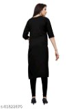 Single Kurti Pack Of 01 Black - XL, available