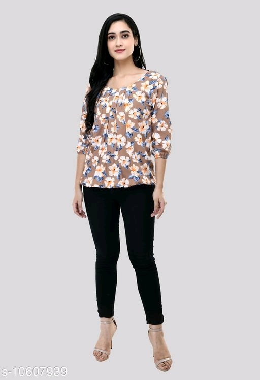 Women's Beautifull Trendy Printed Top - available, XS