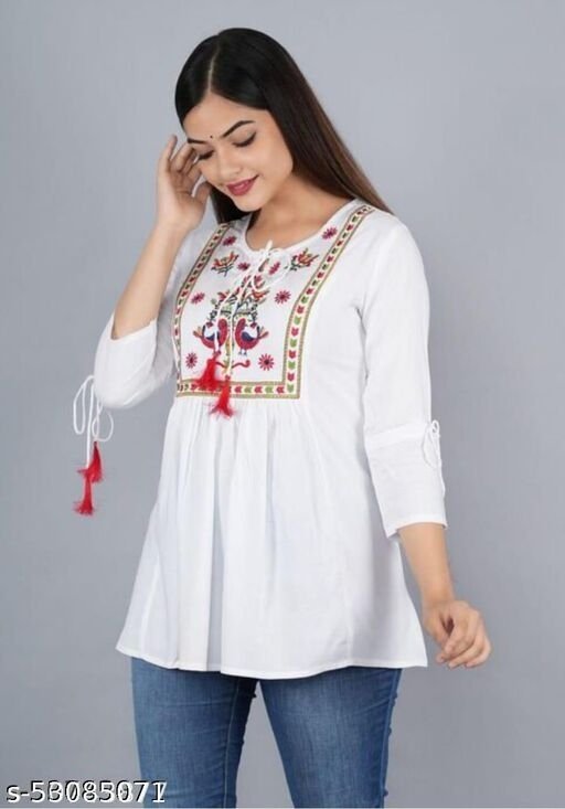 BEAUTIFUL EMBROIDERY SHINNING TOP - XXL, available
