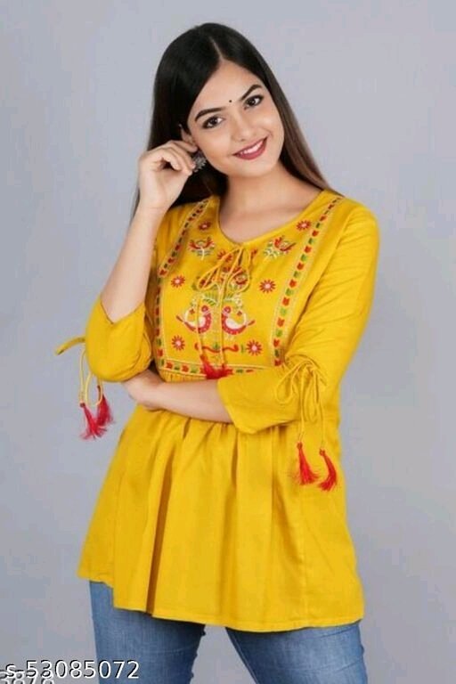 BEAUTIFUL EMBROIDERY SHINNING TOP - XL, available