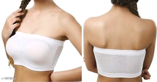 Women Non Padded Bandeau Bra - XXL, available